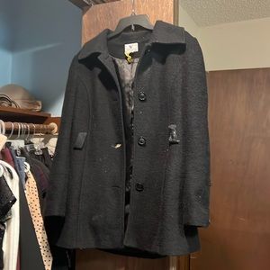 Black pea coat